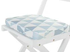 Beliani 2 Kpl Tyynysetti Kolmiokuvio Vaaleansininen Fiji New