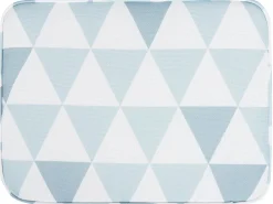 Beliani 2 Kpl Tyynysetti Kolmiokuvio Vaaleansininen Fiji New