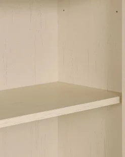 Beliani Astiakaappi 4 Ovea 2 Laatikkoa Kermanvalkoinen Seatlle Store