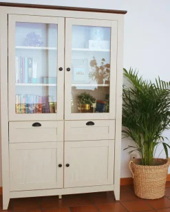 Beliani Astiakaappi 4 Ovea 2 Laatikkoa Kermanvalkoinen Seatlle Store