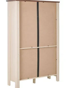 Beliani Astiakaappi 4 Ovea 2 Laatikkoa Kermanvalkoinen Seatlle Store