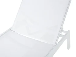 Beliani Aurinkotuoli Alumiini Valkoinen Catania Ii Best