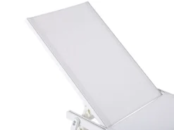 Beliani Aurinkotuoli Metallinen Valkoinen Portofino Outlet