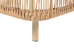 Beliani Aurinkotuoli Polyrottinki Beige/Luonnonvari Osini Flash Sale