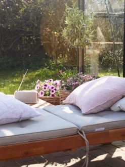 Beliani Aurinkotuoli Ruskeanharmaalla Pehmusteella Cesana Online