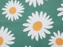 Beliani Aurinkotuoli Vaalea Akaasia Vaihtokankaat Luonnonvalkoinen/Monivarinen Kamomilla 2 Kpl Anzio Sale