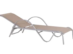 Beliani Aurinkotuoli Vaaleanruskea Procida Clearance