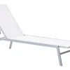 Beliani Aurinkotuoli Valkoinen Teras Noli Hot
