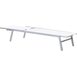 Beliani Aurinkotuoli Valkoinen Teras Noli Hot