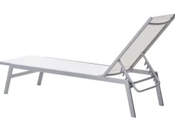 Beliani Aurinkotuoli Valkoinen Teras Noli Hot