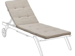 Beliani Aurinkotuolin Tyynyt Beige Cesana Sale