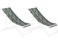 Beliani Aurinkotuolin Vaihtokangas Pelikaani Monivarinen 2 Kpl Anzio/Avellino Cheap