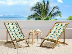 Beliani Aurinkotuolin Vaihtokangas Taplat Monivarinen 2 Kpl Anzio/Avellino Sale