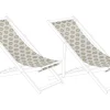 Beliani Aurinkotuolin Vaihtokangas Abstrakti Beige 2 Kpl Anzio/Avellino Discount