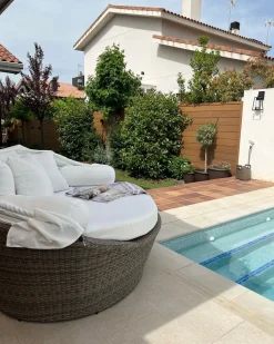 Beliani Aurinkovuode Polyrottinki Vaaleanruskea Sylt Online