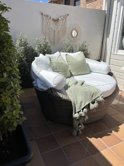 Beliani Aurinkovuode Polyrottinki Vaaleanruskea Sylt Online