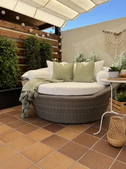 Beliani Aurinkovuode Polyrottinki Vaaleanruskea Sylt Online