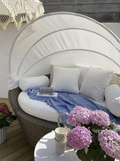 Beliani Aurinkovuode Polyrottinki Vaaleanruskea Sylt Online