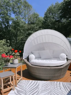 Beliani Aurinkovuode Polyrottinki Vaaleanruskea Sylt Online