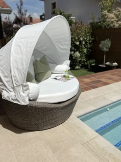 Beliani Aurinkovuode Polyrottinki Vaaleanruskea Sylt Online