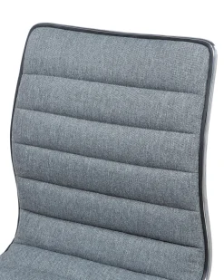 Beliani Baarijakkara Kangas Harmaa 2 Kpl Lucerne Best Sale