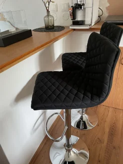 Beliani Baarijakkara Kangas Musta 2 Kpl Orlando Sale