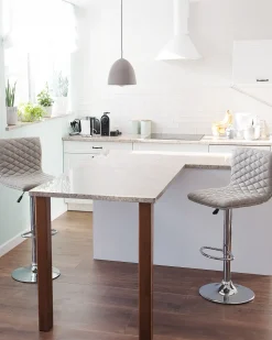 Beliani Baarijakkara Kangas Vaalea Beige 2 Kpl Orlando Hot