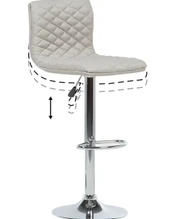 Beliani Baarijakkara Kangas Vaalea Beige 2 Kpl Orlando Hot