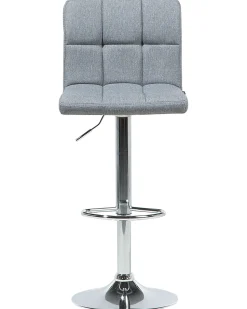 Beliani Baarijakkara Kangas Vaaleanharmaa 2 Kpl Marion Cheap