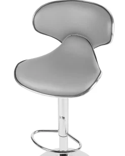 Beliani Baarijakkara Keinonahka Harmaa 2 Kpl Conway Hot