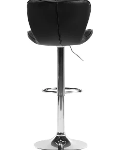 Beliani Baarijakkara Keinonahka Musta 2 Kpl Valetta Fashion