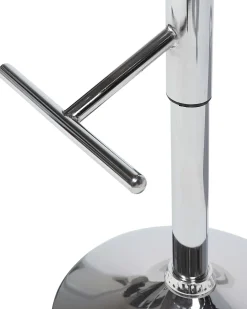 Beliani Baarijakkara Keinonahka Tumma Puu/Valkoinen Petersburg Hot