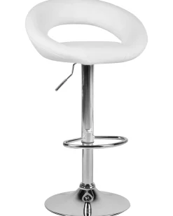 Beliani Baarijakkara Keinonahka Valkoinen 2 Kpl Peoria New