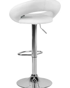 Beliani Baarijakkara Keinonahka Valkoinen 2 Kpl Peoria New