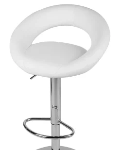 Beliani Baarijakkara Keinonahka Valkoinen 2 Kpl Peoria New