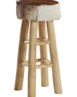 Beliani Baarijakkara Lampaannahka Vaalea Puu Walton Discount