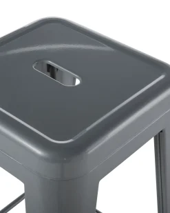 Beliani Baarijakkara Teras Harmaa 76 Cm 2 Kpl Cabrillo Hot