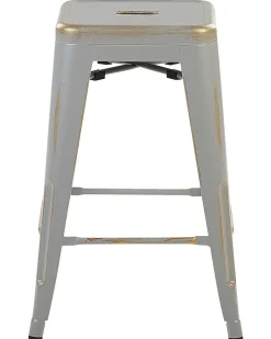 Beliani Baarijakkara Teras Hopea/Kulta 60 Cm 2 Kpl Cabrillo Outlet