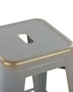 Beliani Baarijakkara Teras Hopea/Kulta 60 Cm 2 Kpl Cabrillo Outlet