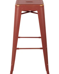 Beliani Baarijakkara Teras Punainen/Kulta 76 Cm 2 Kpl Cabrillo Sale