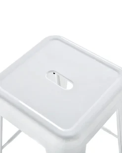 Beliani Baarijakkara Teras Valkoinen 60 Cm 2 Kpl Cabrillo Cheap