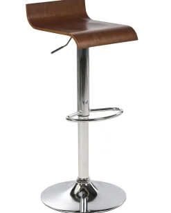 Beliani Baarijakkara Tumma Puu 2 Kpl Valencia Best Sale