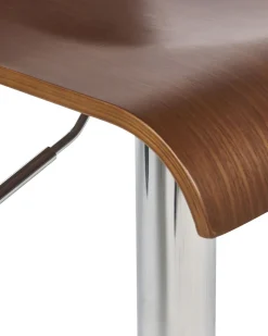 Beliani Baarijakkara Tumma Puu 2 Kpl Valencia Best Sale