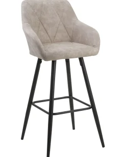 Beliani Baarituoli Kangas Beige 2 Kpl Darien Best Sale