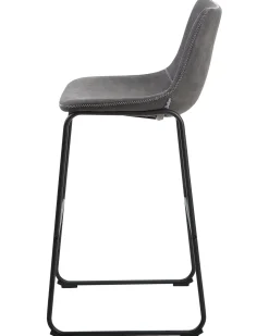 Beliani Baarituoli Kangas Harmaa 2 Kpl Franks Cheap