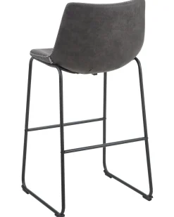 Beliani Baarituoli Kangas Harmaa 2 Kpl Franks Cheap