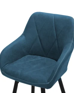 Beliani Baarituoli Kangas Merensininen 2 Kpl Darien Cheap