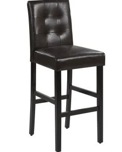 Beliani Baarituoli Keinonahka Ruskea Madison Fashion