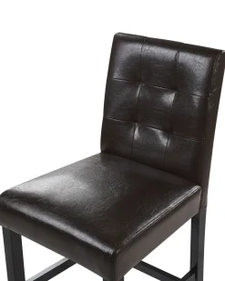 Beliani Baarituoli Keinonahka Ruskea Madison Fashion