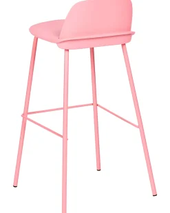 Beliani Baarituoli Vaaleanpunainen 4 Kpl Mora Best Sale